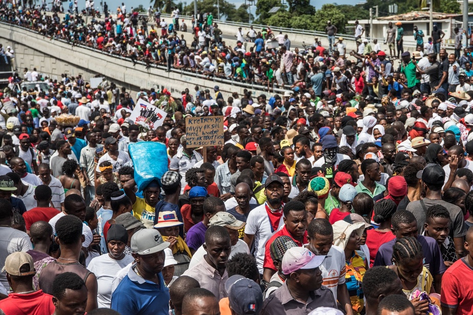 Haiti-opposition politique: une imposante démonstration de foule